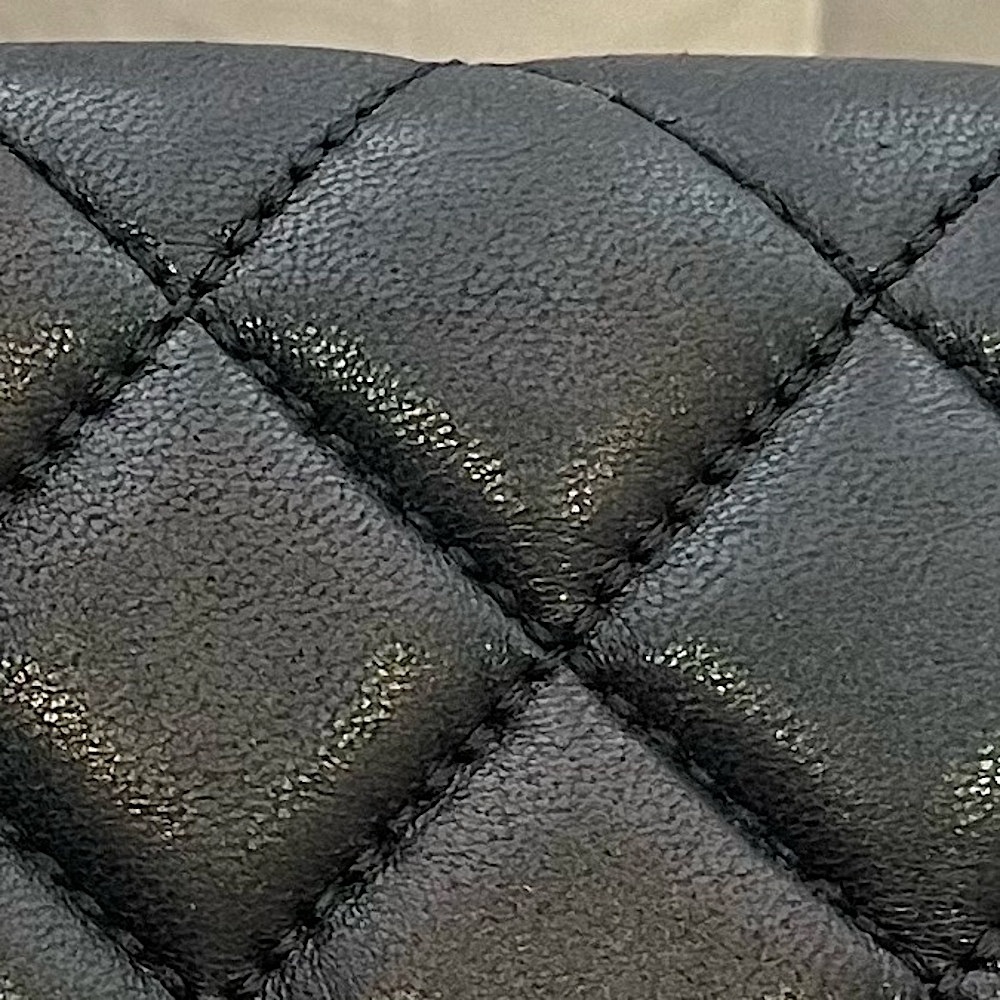 Michael Kors Astrid Quilted Black Leather Turn-Lock Carryall Wallet Clutch - Picture 2 of 13